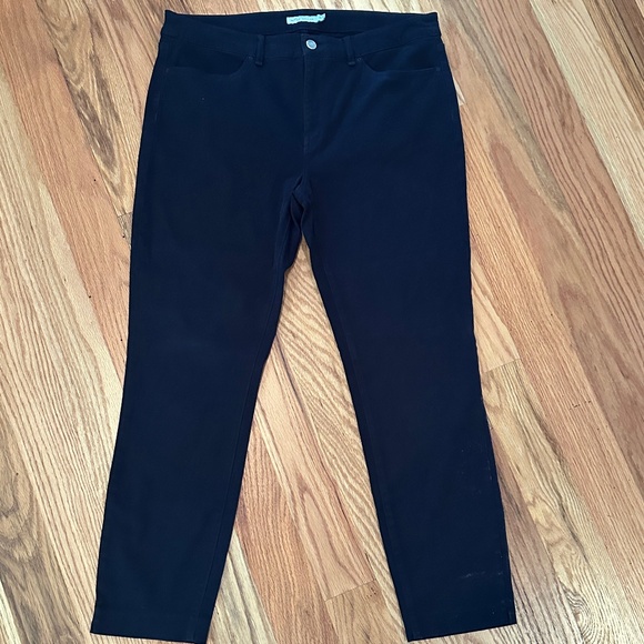 Peter Millar Women’s Karlie Sateen Stretch Pants in Navy Blue sz 14 EUC - Picture 1 of 4